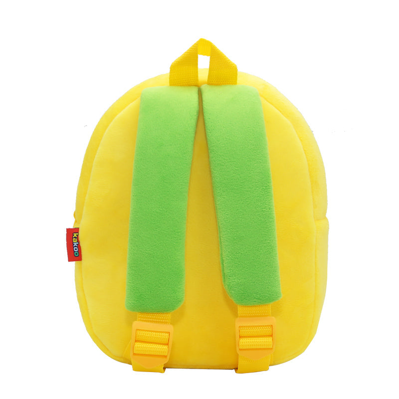 Anykidz 3D Green Sanitation Vehicle Kids School Backpack Cute Cartoon Animal Style Children Toddler Plush Bag Perfect Accessories For Boys and Girls-Backpacks-PEROZ Accessories