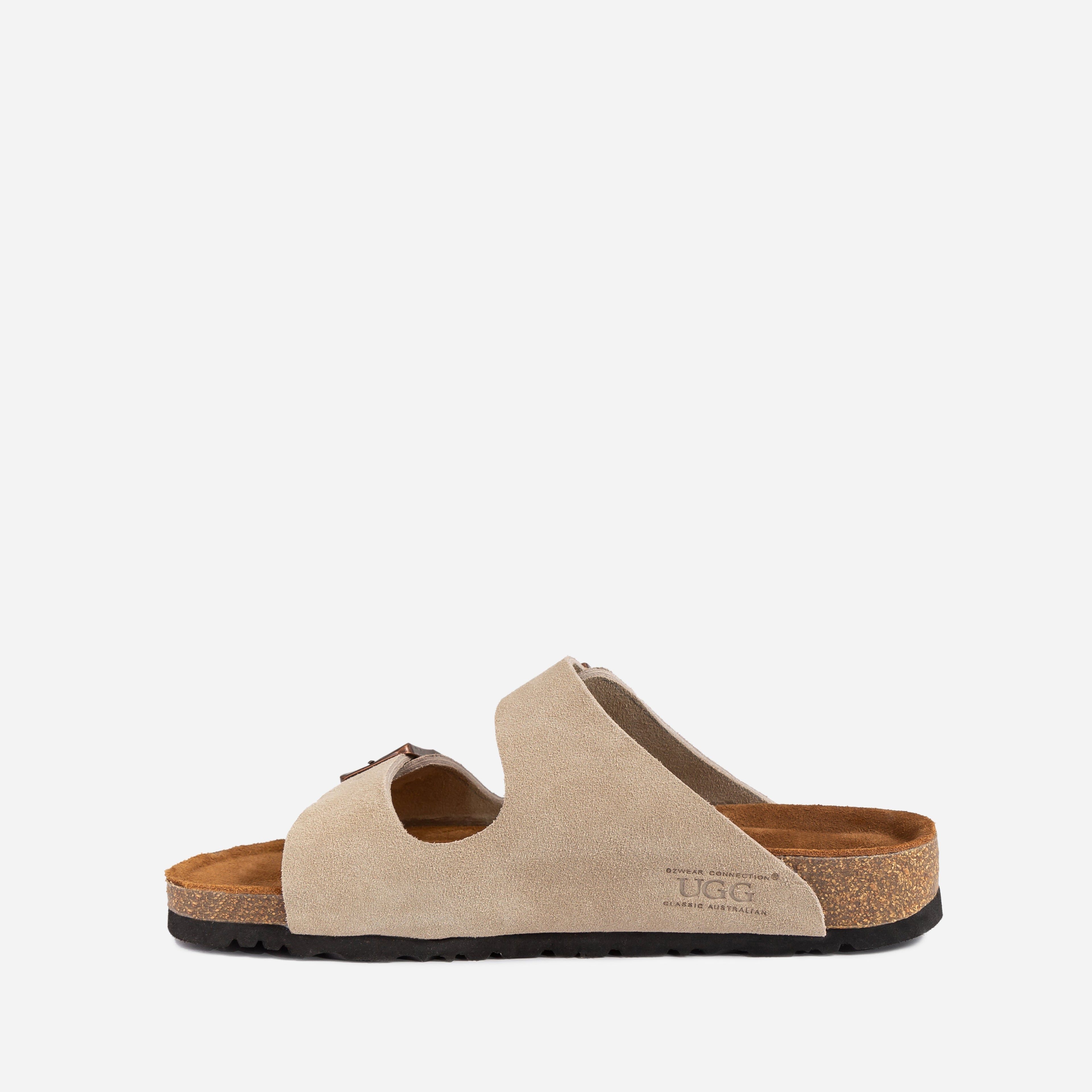 Ozugg Aussie Victoria Suede Leather Unisex Slipper-Moccasins-PEROZ Accessories