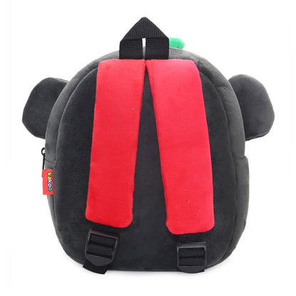 Anykidz 3D Grey Monkey School Backpack Cute Animal With Cartoon Designs Children Toddler Plush Bag For Baby Girls and Boys-Backpacks-PEROZ Accessories
