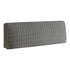 Anyhouz Headboard Cover Dark Gray Cube Pattern Super Soft Smooth Quilted Velvet Bed Back Dust Protector Cover 190x70cm-Bed Headboard-PEROZ Accessories