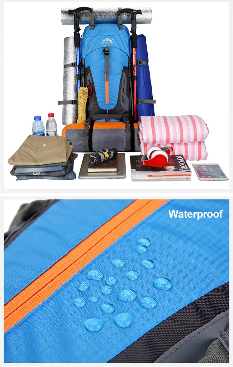 Anypack Backpack Sapphire Blue Travel Bag Men&
