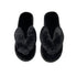 AnyStep Plush Slipper One Size 5-6 Flip Black Warm Winter Comfortable Home Fluffy Indoor Slip On-Slipper Chairs-PEROZ Accessories