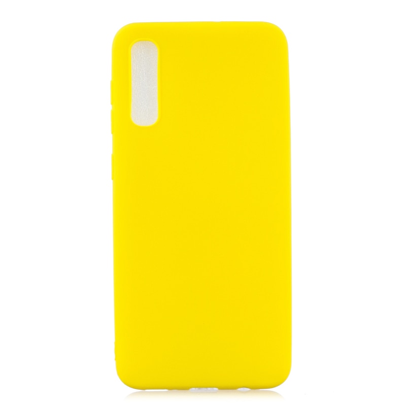 Anymob Samsung Phone Case Yellow Silicone Soft TPU Back Cover-Mobile Phone Cases-PEROZ Accessories