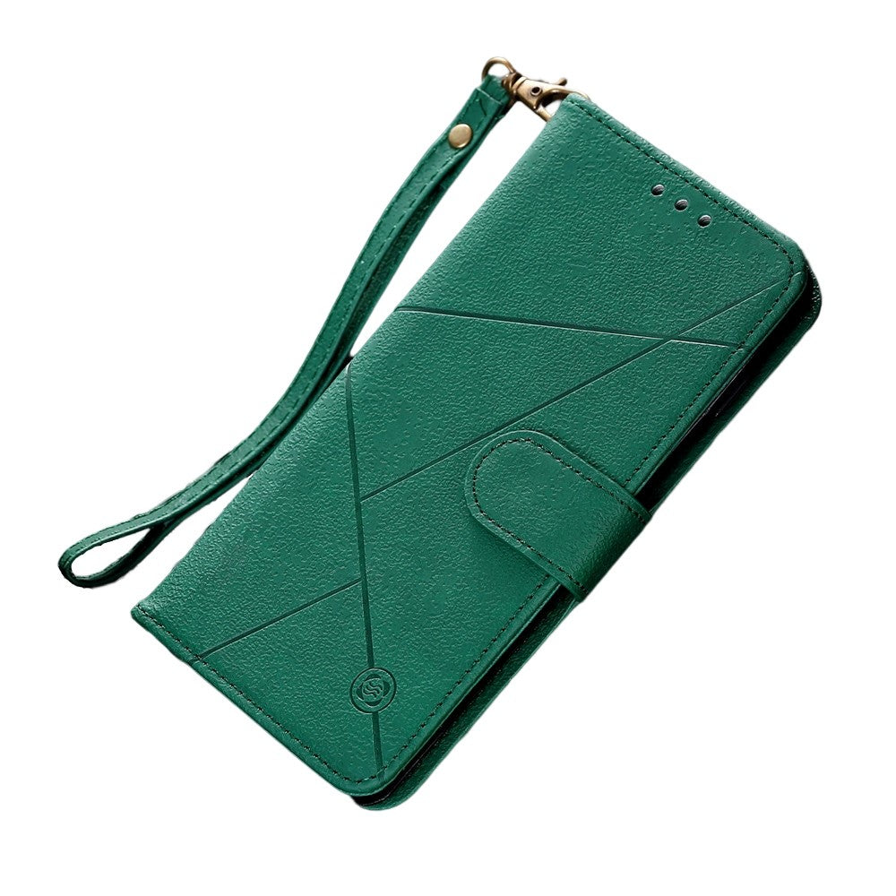 Anymob Samsung Leafy Green Leather Flip Case Wallet Phone Cover Protection-Mobile Phone Cases-PEROZ Accessories