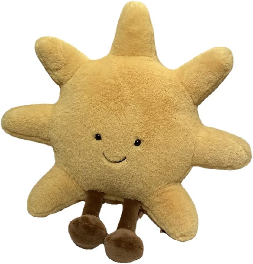 Anyhouz Plush Pillow Sun Shape Stuffed Soft Pillow Seat Cushion Room Decor-Pillow-PEROZ Accessories