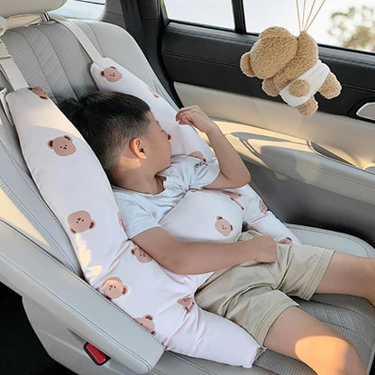 Anypack Car Travel Pillow Blue Dinosaur 1 Set for Kids and Adult Neck Head Support H-Shape Travel Pillow-Neck Pillow-PEROZ Accessories