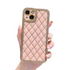 Anymob iPhone Case Light Pink Glitter Bling Diamond Geometry Lens Camera Protection Soft Silicone Cover-Mobile Phone Cases-PEROZ Accessories