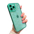 Anymob iPhone Blue Green Holographic Love Heart Clear Phone Case Transparent Cover-Mobile Phone Cases-PEROZ Accessories