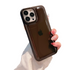 Anymob iPhone Case Brown Jelly Candy Color Transparent Air Cushion Silicone Shockproof Cover-Mobile Phone Cases-PEROZ Accessories