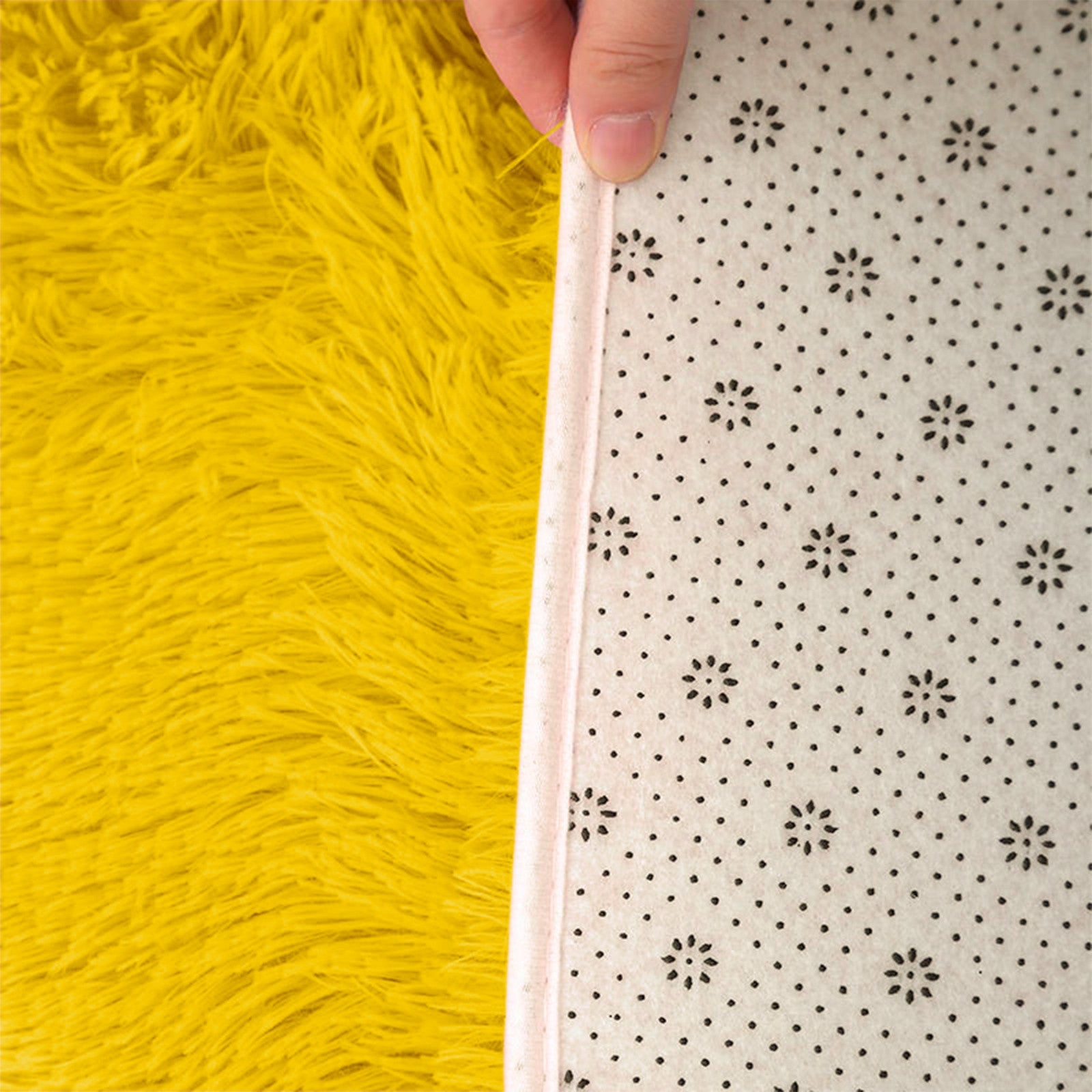 Anyhouz Bath Mat 3pc Yellow Bathroom Silk Tie-Dye Toilet Soft Non Slip Rug Shower Carpets Toilet Lid Cover Floor Mats for Hallway-Bathroom Rugs-PEROZ Accessories