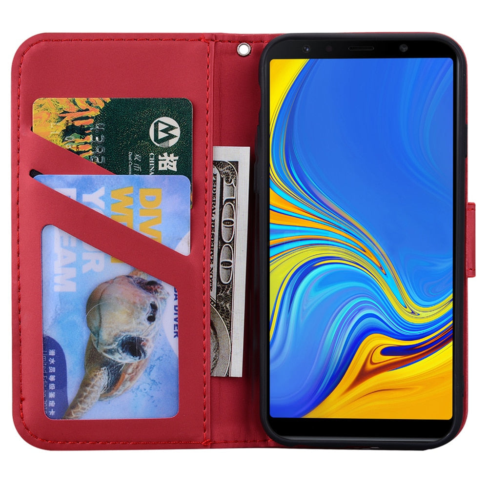 Anymob Samsung Gray Otter Phone Case Back Cover Leather Phone Protection-Mobile Phone Cases-PEROZ Accessories