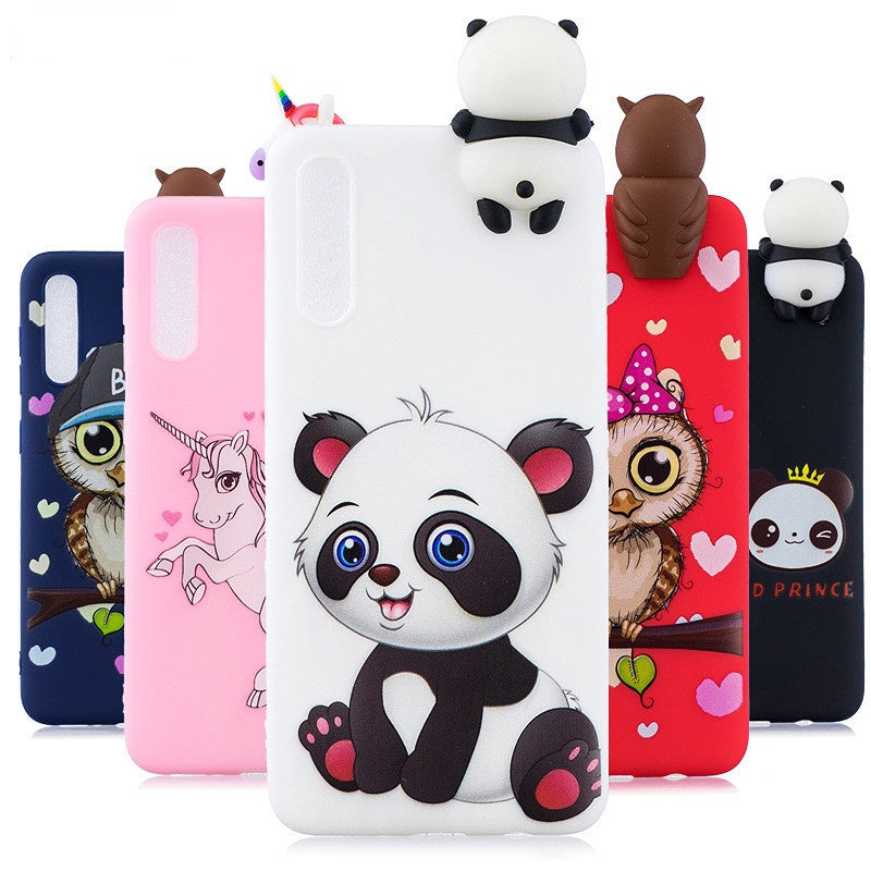 Anymob Samsung Brown Bear Silicone Case Animal Back Cover-Mobile Phone Cases-PEROZ Accessories