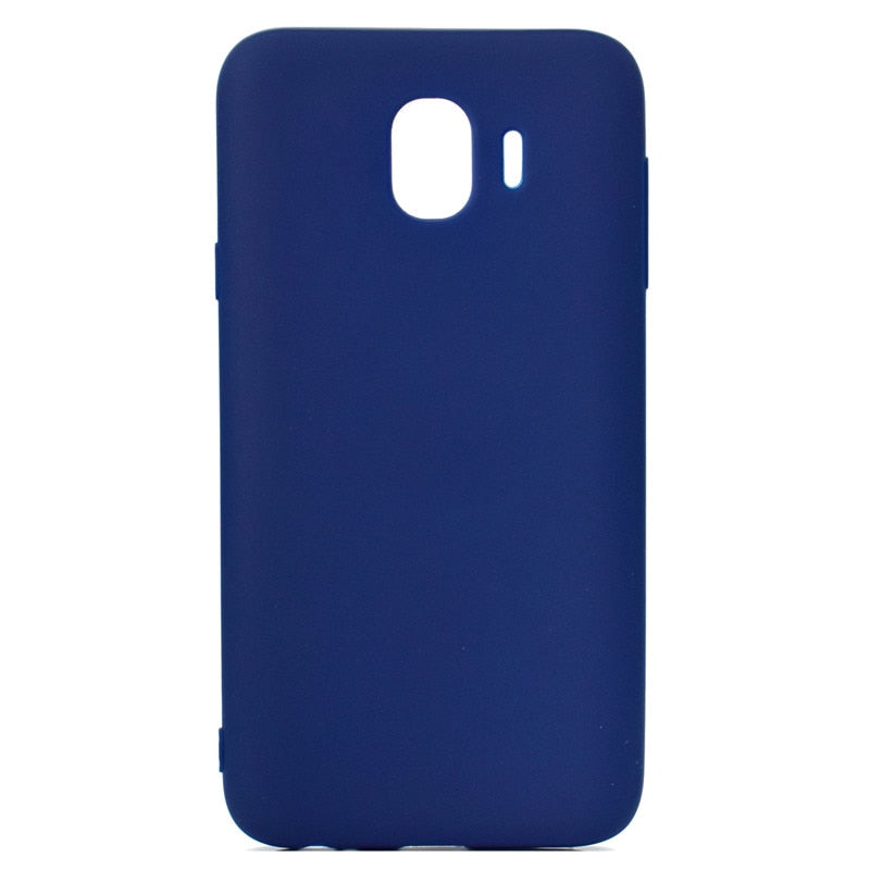 Anymob Samsung Blue Silicone Candy Color Case Phone Cover-Mobile Phone Cases-PEROZ Accessories