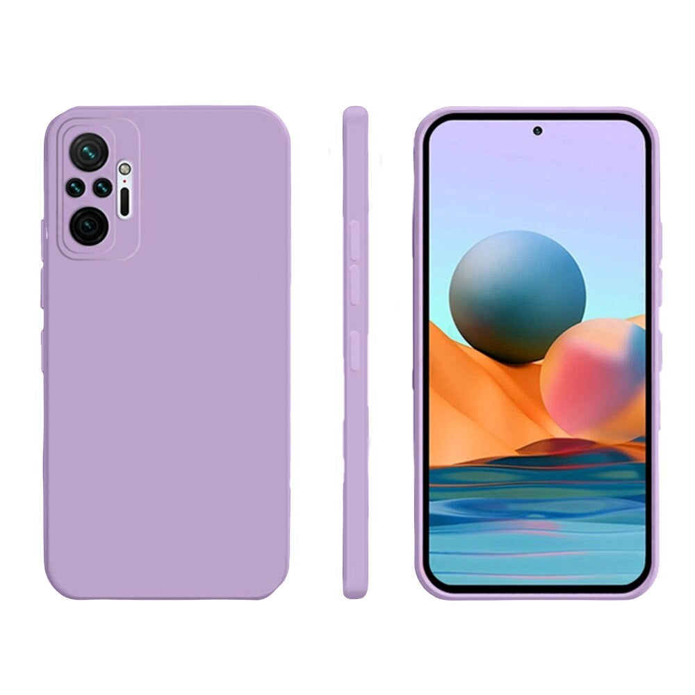 Anymob Xiaomi Phone Case Violet Candy Silicone For Redmi Note 10 10S 9S 9 Pro Max 8 7 Pro 9T Mi 11 Lite POCO X3 M3 F3 Slim Cover-Mobile Phone Cases-PEROZ Accessories