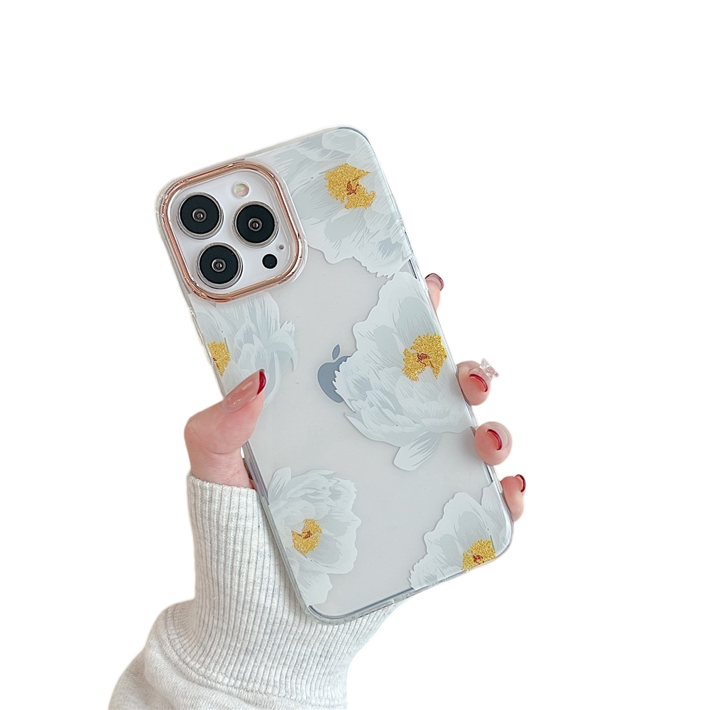 Anymob iPhone Daisy Yellow Case Vintage Flowers Phone Cases Soft Shockproof Back Cover-Mobile Phone Cases-PEROZ Accessories
