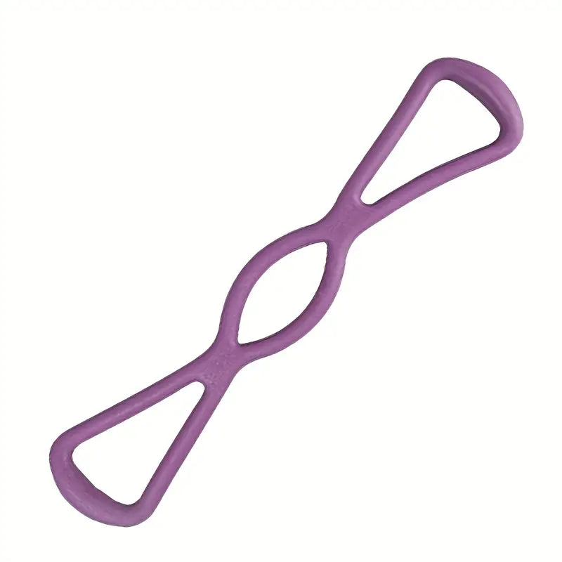 Anyfit Purple Resistance Band 8 Word Chest Expander Rubber Elastic Muscle Training Tubing Tension Sports Exercise Yoga Portable Fitness Bands-Exercise &amp; Fitness-PEROZ Accessories
