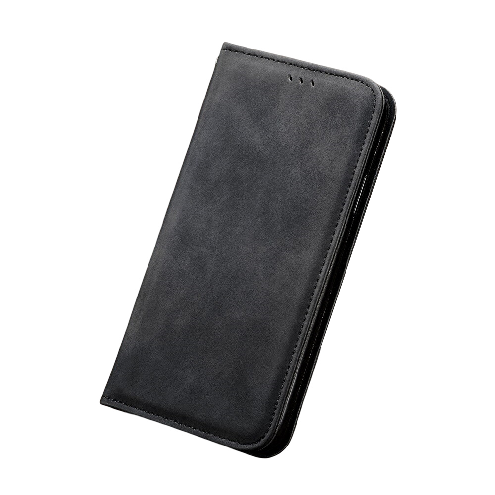 Anymob iPhone Black Magnetic Flip Leather Phone Case Card slot Wallet Cover-Mobile Phone Cases-PEROZ Accessories