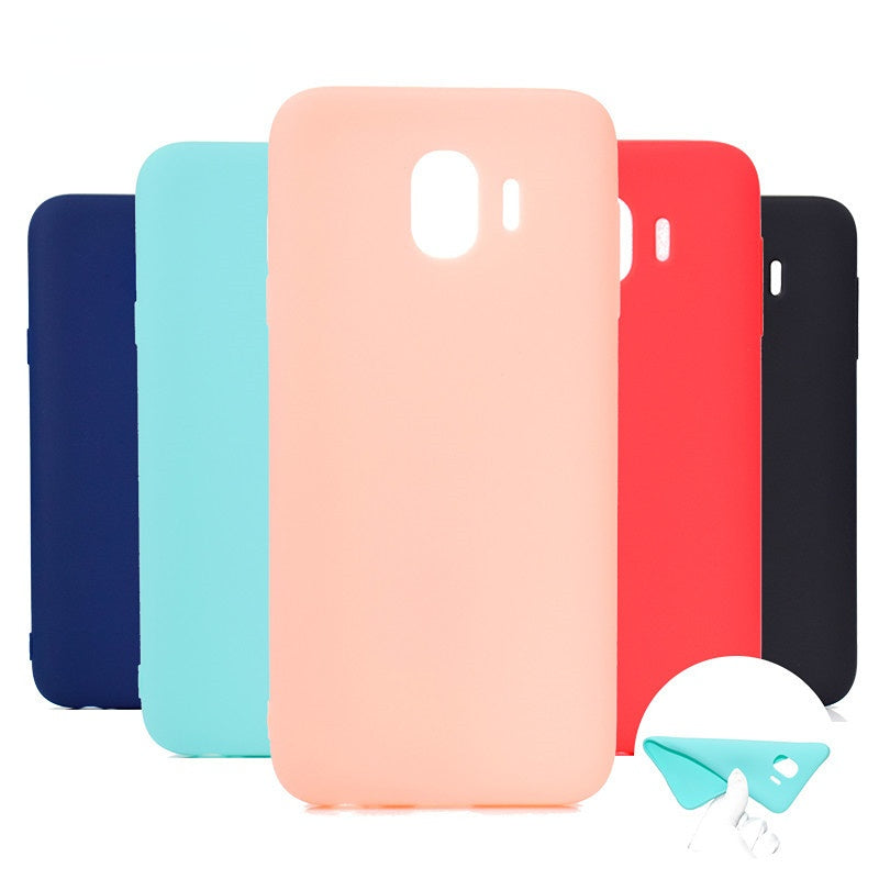 Anymob Samsung Light Blue Silicone Candy Color Case Phone Cover-Mobile Phone Cases-PEROZ Accessories