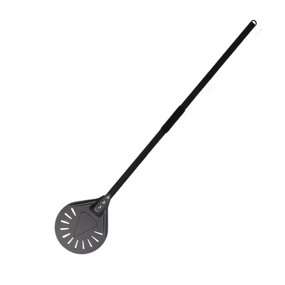 Anygleam Pizza Shovel 112.5cm Dark Grey for Perforated Peel with Metal Handle Oven Turning Baking Accessory-Spatula and Shovel-PEROZ Accessories