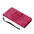 Anymob Huawei Dark Pink Leather Flip Case Wallet Cover Cat Phone Shell-PEROZ Accessories
