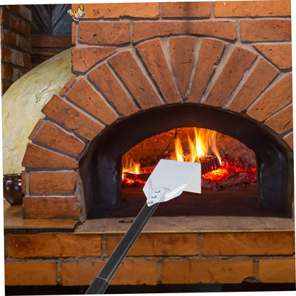 AnyGleam Silver 81cm Medium Aluminum Ash Rake and Coal Mixing Pizza Tool Accessories-Pizza Makers &amp; Ovens-PEROZ Accessories