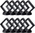 Anyhouz Jewelry Storage 10PCS Black with Base Set 3D Floating Display Case Stands Holder Suspension Storage for Pendant Necklace Bracelet Ring Coin Pin Gift Jewelry Box 9x9cm-Jewellery Holders & Organisers-PEROZ Accessories