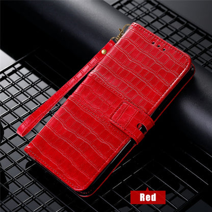 Anymob Samsung Red Leather Case Cover 3D Flip Wallet Phone Protection-Mobile Phone Cases-PEROZ Accessories