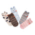 Anysox 5 Pairs One Size 5-9 Mixed Color Farm Animals Spring Summer Fashion Women Cotton Sox Cartoon Cute Girl Happy Funny Socks-Socks-PEROZ Accessories