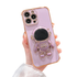 Anymob iPhone Case Violet Astronaut Folding Stand Shockproof Bumper Soft Silicone Cover-Mobile Phone Cases-PEROZ Accessories