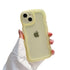 Anymob iPhone Yellow Phone Case Candy Color Bumper Transparent Back Cover-Mobile Phone Cases-PEROZ Accessories