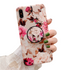 Anymob iPhone Case Red Holder Stand Silicone Phone Back Cover-Mobile Phone Cases-PEROZ Accessories