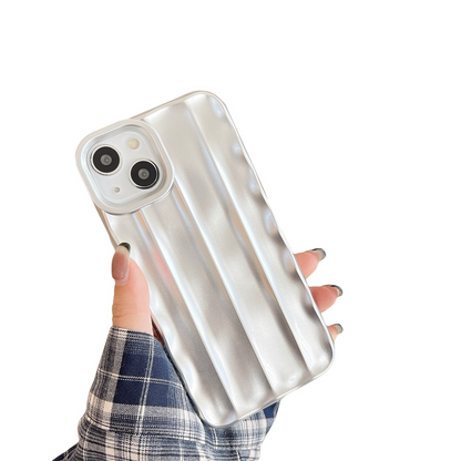 Anymob iPhone Case Silver Water Ripple Shockproof Soft Silicone Back Cover Bumper-Mobile Phone Cases-PEROZ Accessories