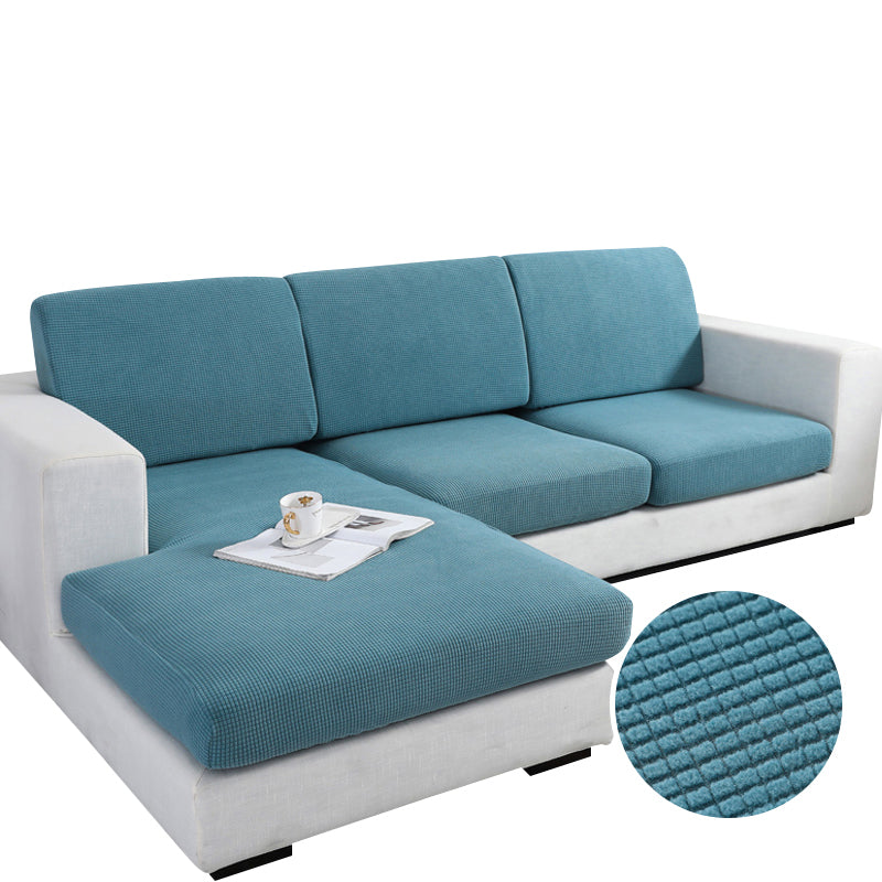Anyhouz Sofa Cover Space Blue Polyester Thick Stretchable Cushion For Living Room 1Pc Enlarge Size 130-160cm-Slipcovers-PEROZ Accessories