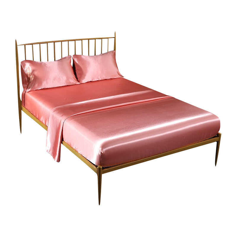 Anyhouz Fitted Sheet 180x200cm Jade Luxury Silky Beddings Set with Pillow Cases-Beddings-PEROZ Accessories