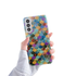 Anymob Samsung Multicolored Scales Silicone Dream Shell Pattern Case Shockproof Back Cover-Mobile Phone Cases-PEROZ Accessories