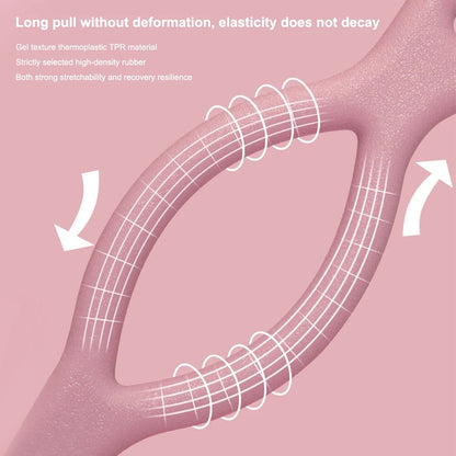 Anyfit Pink Resistance Band 8 Word Chest Expander Rubber Elastic Muscle Training Tubing Tension Sports Exercise Yoga Portable Fitness Bands-Exercise &amp; Fitness-PEROZ Accessories