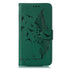 Anymob iPhone Case Green Bird Feather Leather Flip Cell Wallet Cover-Mobile Phone Cases-PEROZ Accessories