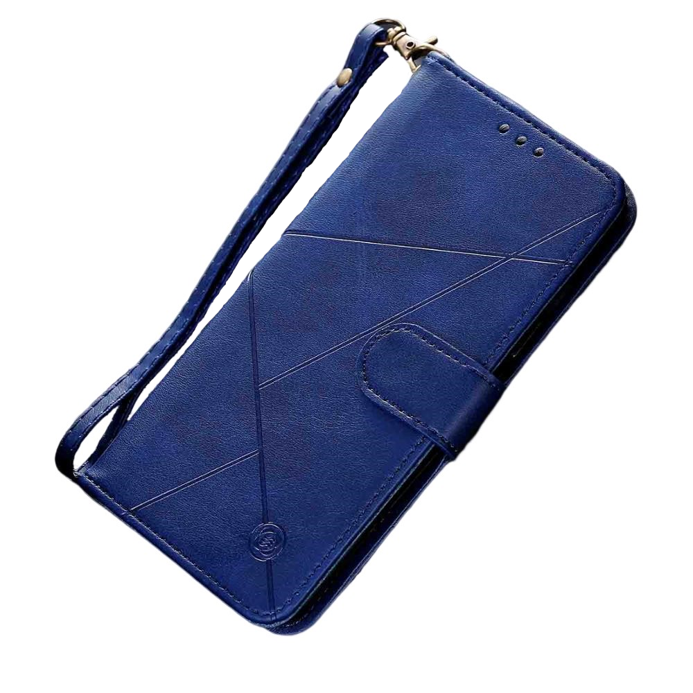 Anymob Samsung Ocean Blue Cat Leather Flip Case Wallet Phone Cover Protection-Mobile Phone Cases-PEROZ Accessories