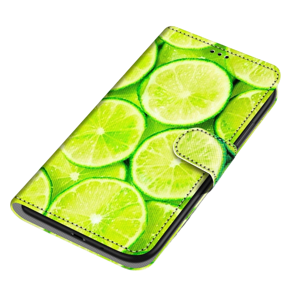 Anymob iPhone Case Lemon Flip Leather Wallet Animal Painting Phone Book Style Cover-Mobile Phone Cases-PEROZ Accessories