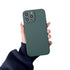 Anymob iPhone Green Square Silicone Phone Case Slim Soft Back Cover-Mobile Phone Cases-PEROZ Accessories