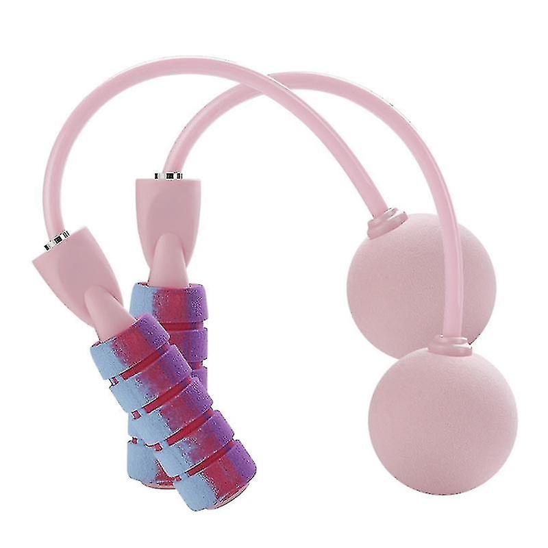 Anyfit Pink Cordless Jump Rope With Heavy Balls Sports Fitness Training Exercise Rapid Speed Skipping Rope Home Gym Equipment-Exercise &amp; Fitness-PEROZ Accessories