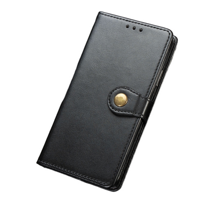 Anymob iPhone Case Black Flip Leather Card slot Wallet Phone Book Style Cover-Mobile Phone Cases-PEROZ Accessories
