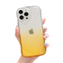 Anymob iPhone Honey Yellow Gradient Clear Curly Wave Case Shockproof Transparent Silicon Phone Cover-Mobile Phone Cases-PEROZ Accessories