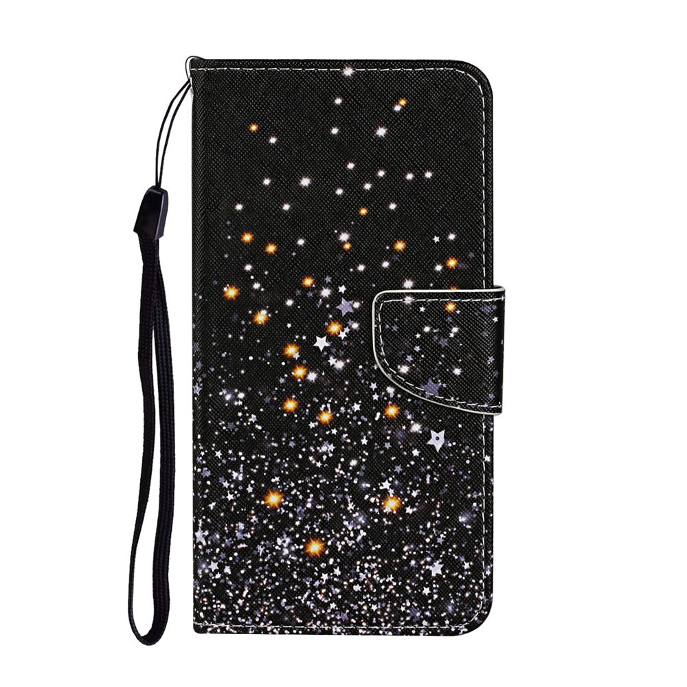 Anymob Samsung Starlight Flip Wallet Phone Case Leather Stand Function Cover-Mobile Phone Cases-PEROZ Accessories
