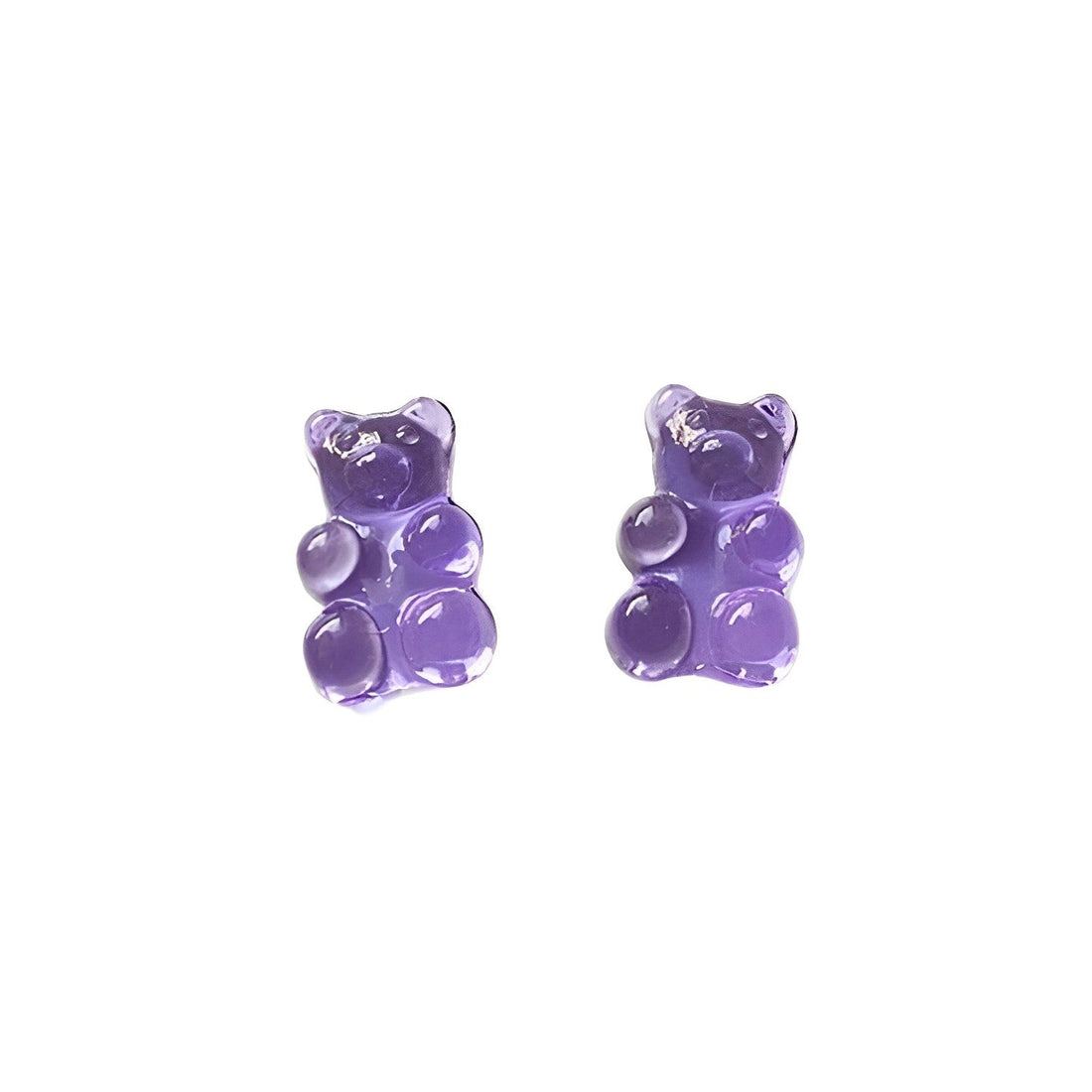 Anykidz 10pcs Purple Bear Shoe Charm Accessories Jeans Clogs Pendants Designer Ornament Jibbitz for Crocs-Shoe Charms-PEROZ Accessories