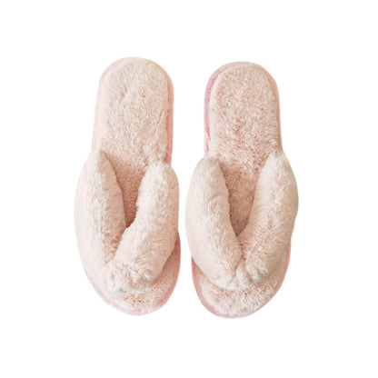 AnyStep Plush Slipper One Size 9-10 Flip Pink Warm Winter Comfortable Home Fluffy Indoor Slip On-Shoe Accessories-PEROZ Accessories