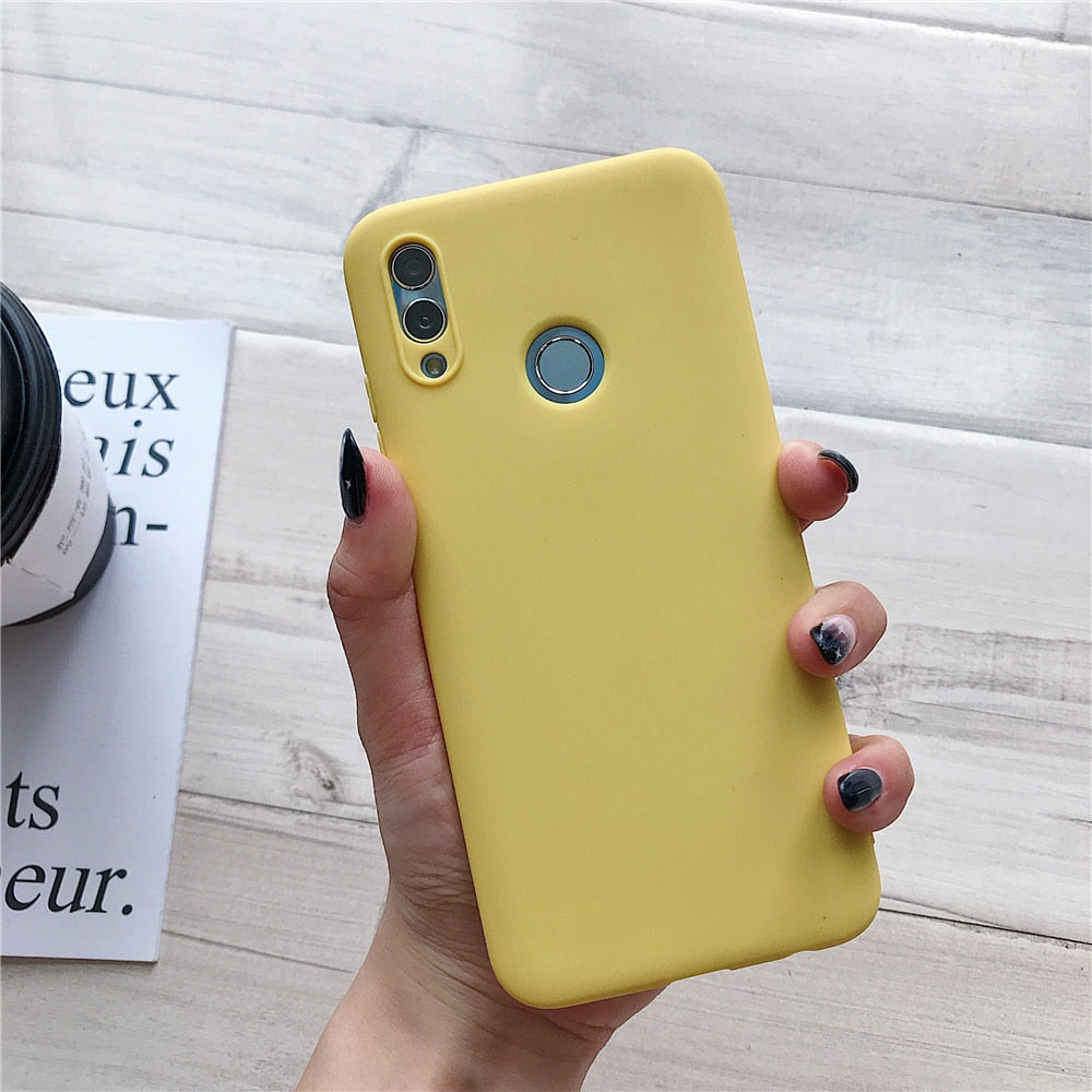 Anymob Xiaomi Yellow Silicone Case Soft TPU Phone Back Cover-Mobile Phone Cases-PEROZ Accessories