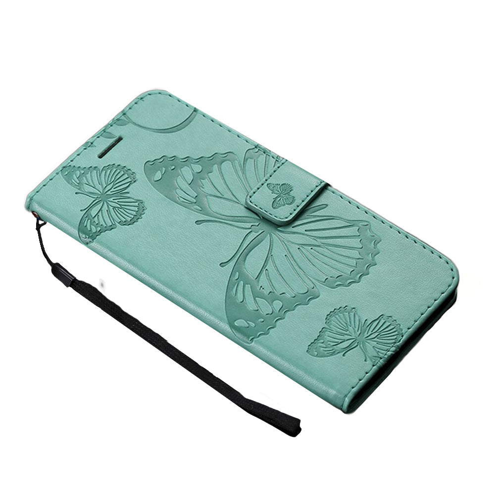 Anymob Samsung Turquiose Flip Leather Case Wallet Cover Stand Phone Protection-Mobile Phone Cases-PEROZ Accessories