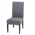 Anyhouz Chair Cover Ash Grey with Anti-Dirt and Waterproof Elastic Material for Dining Room Kitchen Wedding Hotel Banquet Restaurant-Chair Cover-PEROZ Accessories