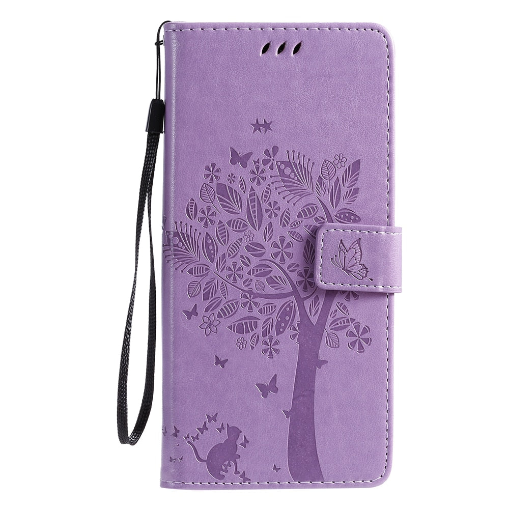 Anymob Samsung Brown Leather Flip Case Cover Phone Bag Shell Cover-Mobile Phone Cases-PEROZ Accessories